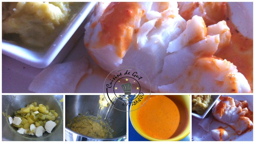 Cabillaud aux poireaux sauce poivron 2