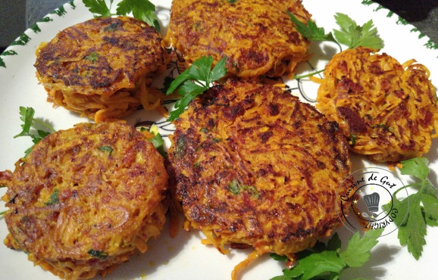 Galettes de patates douces et chorizo2