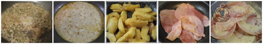 Jambon aux pommes sauce au cidre2