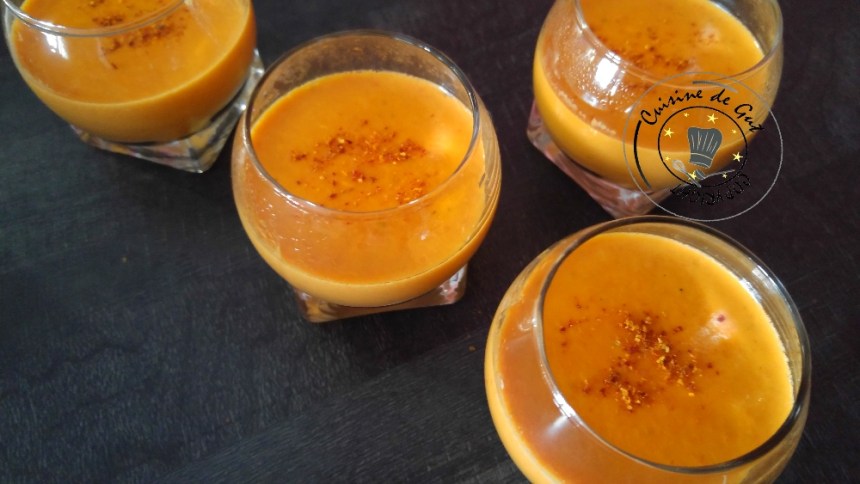 Panna cotta poivrons