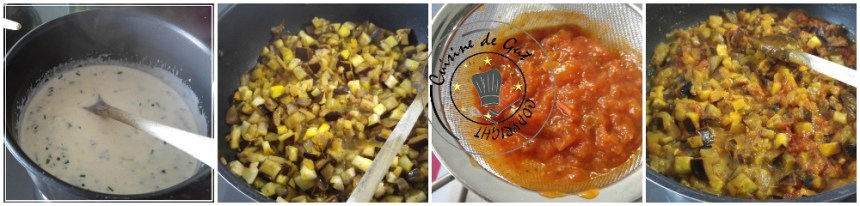 Pièce de veau aux accents du sud Aubergines