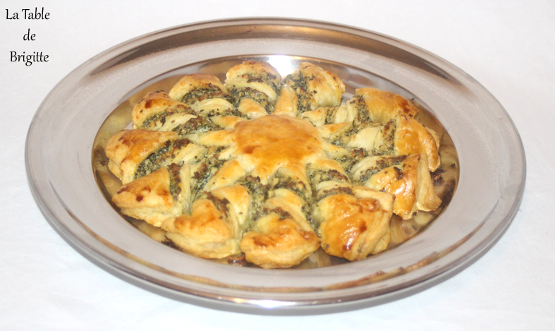 Soleil feuilleté de Brigitte