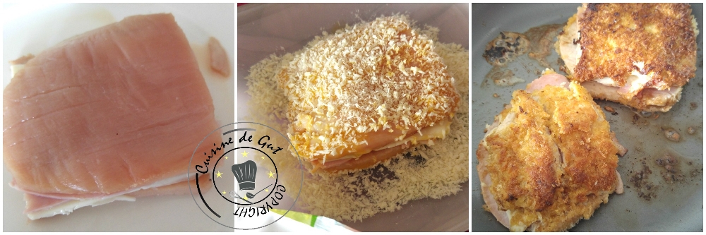 Cordon bleu au veau et roquefort