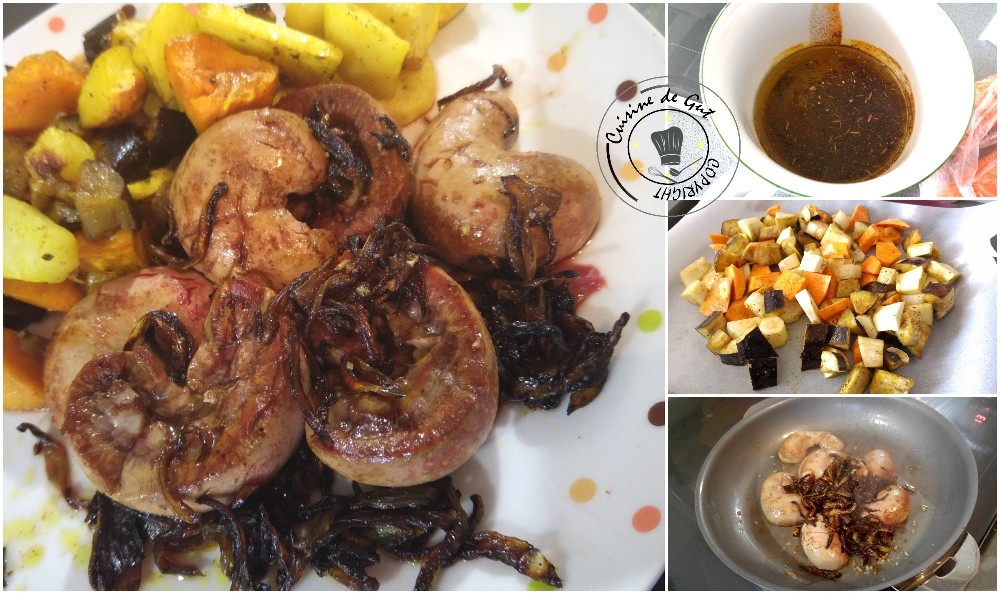 Rognons d'agneau aux oignons caramélisés au vinaigre balsamique2