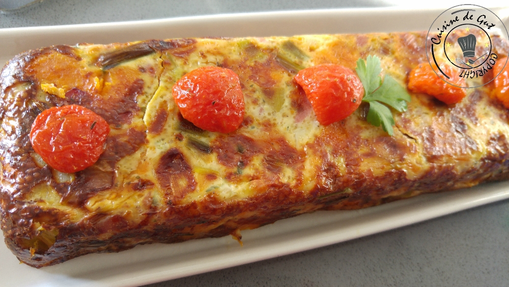 Clafoutis patates douces poireaux et bacon2