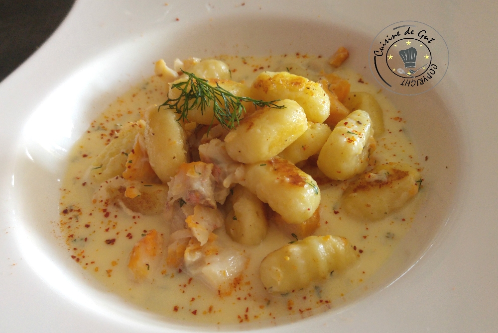 Gnocchis au haddock et crème d'aneth 2