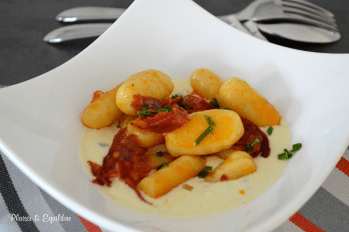 Gnocchis parmesan chorizo LAURENCE