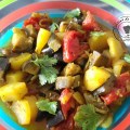 Aloo began d&rsquo;aubergines