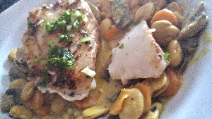 Cabillaud épicé légumes et graines de lupin3