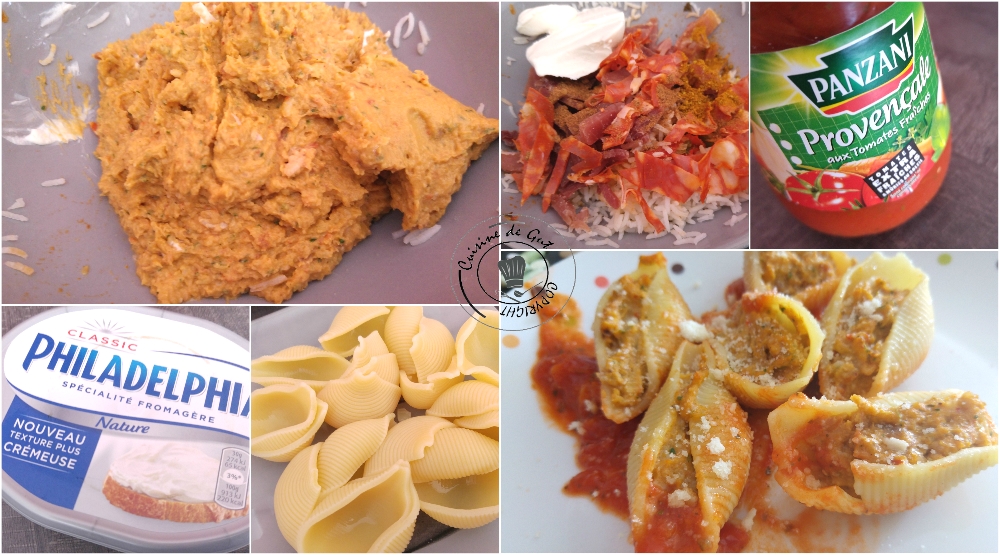 Conchiglionis farcis au riz et ratatouille3