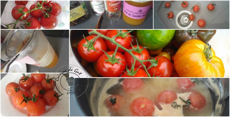 Tomates grappes aux épices et miel de carottes2