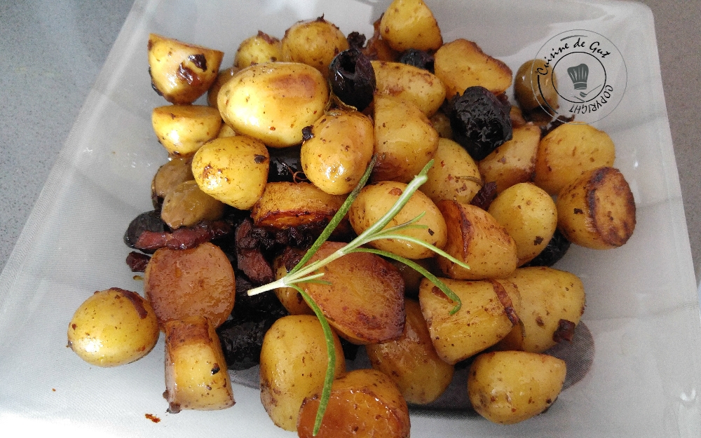 PRIMEURS AU ROMARIN LARDON ET OLIVES