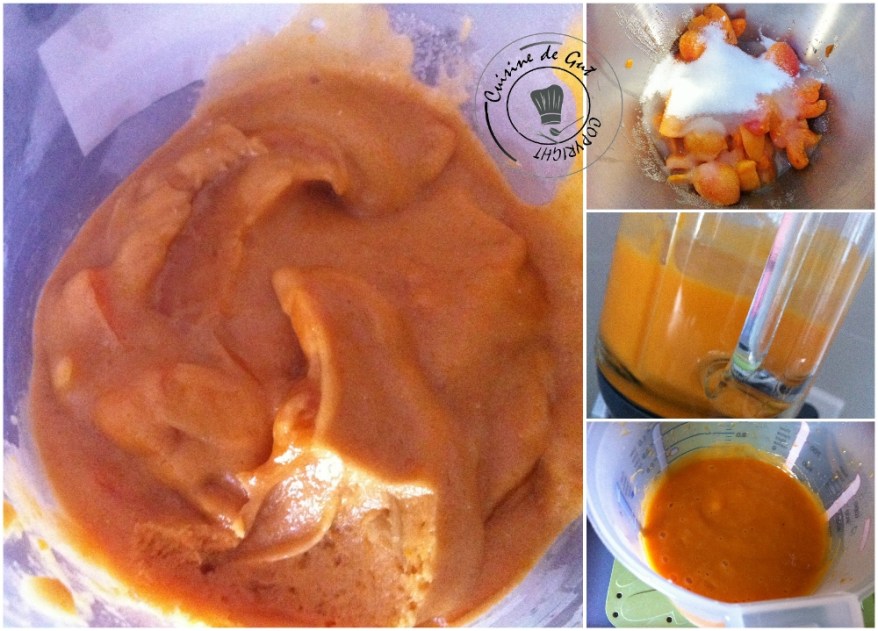 Sorbet abricot à l'amande amère1