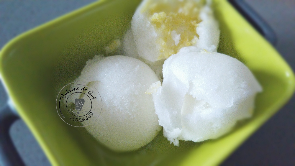 Sorbet au citron BIS
