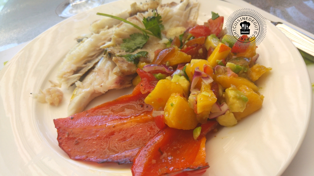 Dorade à la plancha au sumac et sa salsa