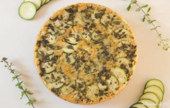 Gâteau renversé aux courgettes  CORINNE