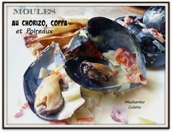 Moules poireaux lomo au chorizo pour MIE