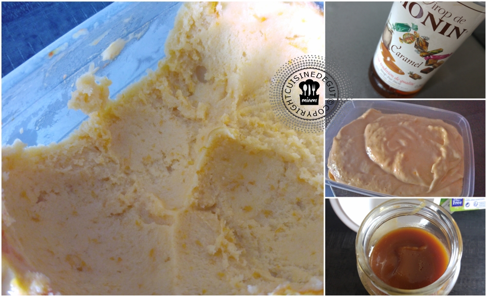 Sorbet pêches abricots au caramel2