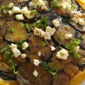 Tatin d&rsquo;aubergine basilic et&nbsp;feta