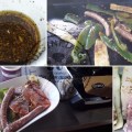 PLANCHA DE LOMO SAUCISSES POIVRONS ET COURGETTES&nbsp;MARINES1