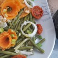 Salade d&rsquo;haricots verts et fleurs de&nbsp;carotte1