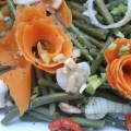 Salade d&rsquo;haricots verts et fleurs de&nbsp;carotte2