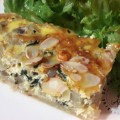 Tarte aux cardes de blettes et Dukkah piment d&rsquo;Espelette