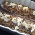 AUBERGINE FARCIE CHAMPIGNONS MENTHE ET&nbsp;BROCCIU1