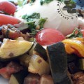 Légumes confits au four et&nbsp;burrata4
