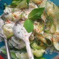 Salade de courgette sauce moutarde&nbsp;cassis2