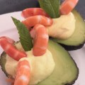 Avocat sauce chèvre ail et&nbsp;épices