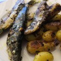 Plancha de sardines et grenailles à la&nbsp;chermoula