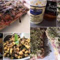 Travers de porc moutarde estragon et courgettes moutarde et sauce&nbsp;basque2