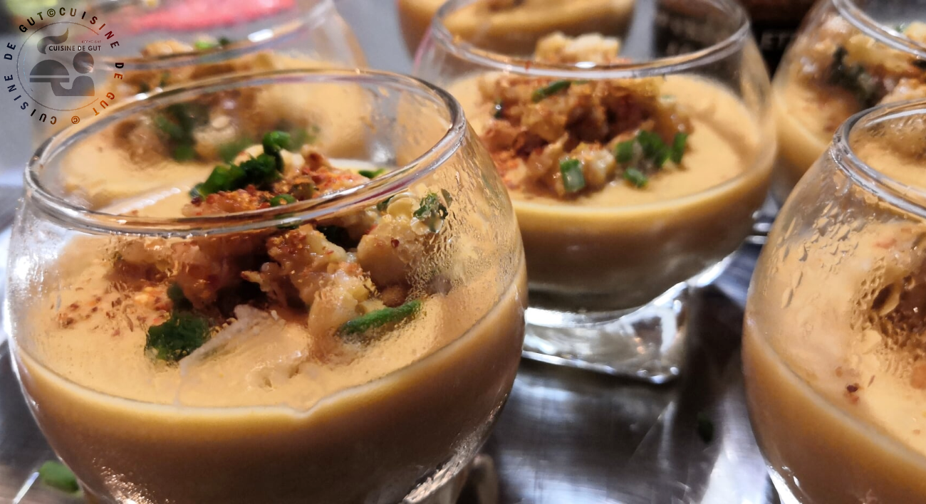 Panna Cotta Bisque De Homard Crevettes Cognac panna cotta bisque homard crevettes au cognac et Piment d’espelette