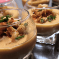 panna cotta bisque homard crevettes au cognac et Piment d&rsquo;espelette
