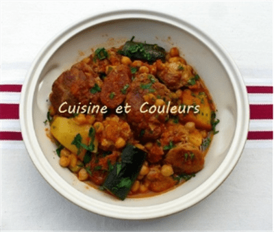 Jarret de veau aux pois chiches et chorizo Irisa