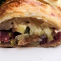 Tresse feuilletée poireaux bresaola et Comté&nbsp;1