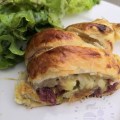 Tresse feuilletée poireaux bresaola et Comté&nbsp;2