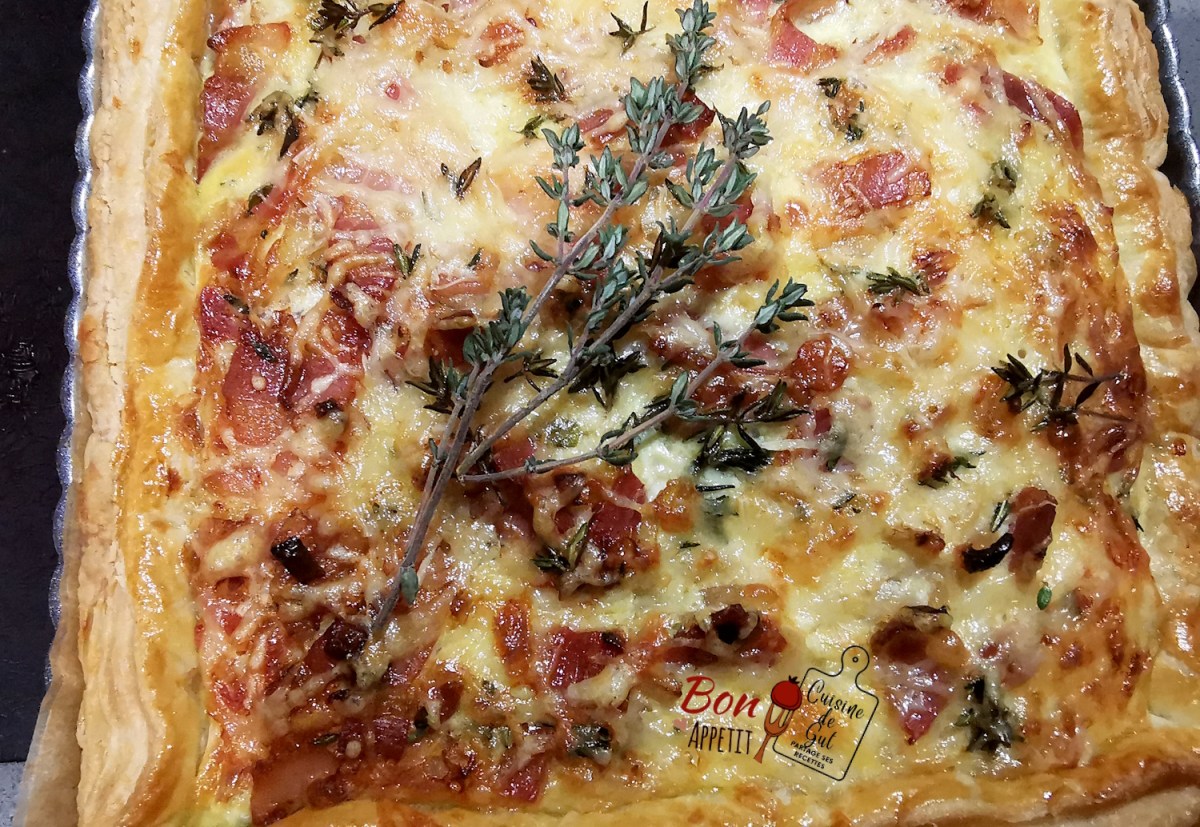 Tarte à la choucroute bien parfumée au thym – CUISINE DE GUT