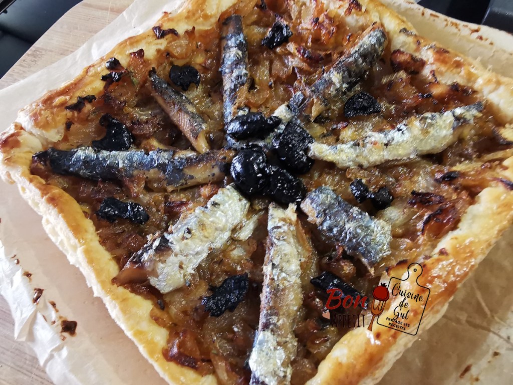 Tarte aux Oignons et Sardines au Piment : Recette&nbsp;Savoureuse