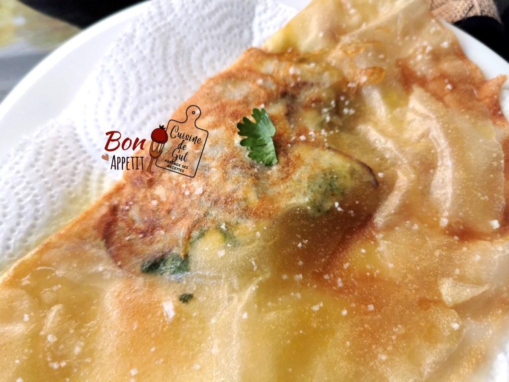 Brick à l&rsquo;oeuf, oignon et coriandre comme en&nbsp;Tunisie