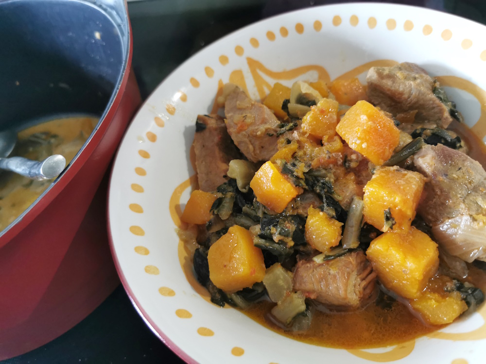 Mijoté de veau aux Blettes et Butternut, sauce crémeuse au Pesto Rosso : Une recette originale et&nbsp;délicieuse