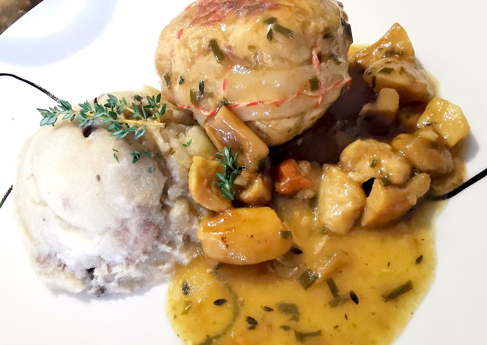 Recette facile de Paupiettes de Veau : Sauce aux Cèpes et Purée de&nbsp;Céleri