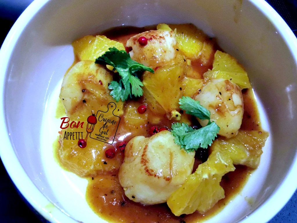 Noix de Saint-jacques à l&rsquo;orange aux épices et sauce Yakitori : un plat de fête&nbsp;!