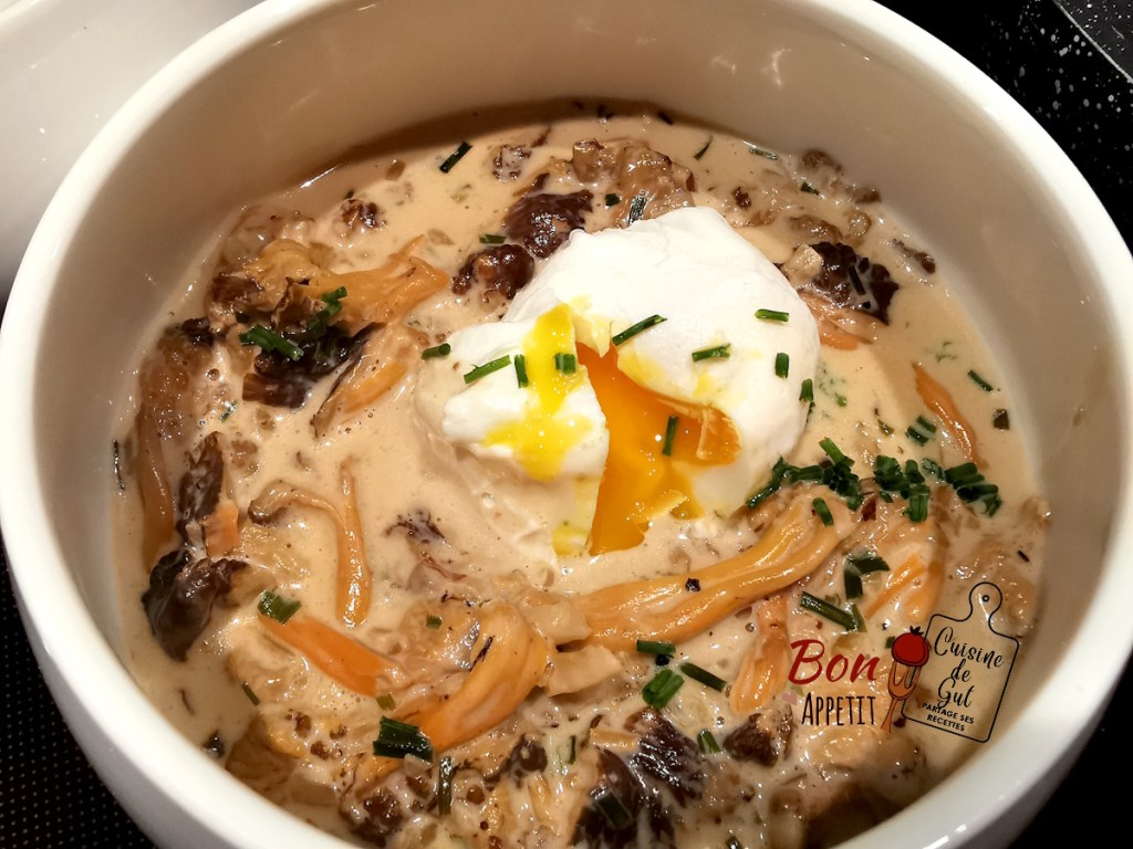 Soupe de Chanterelles et oeuf poché: Une idée économique pour Noël&nbsp;!