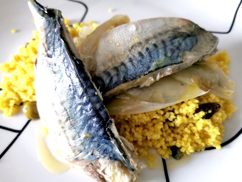 Préparation Facile de Seffa avec Maquereau et&nbsp;endives