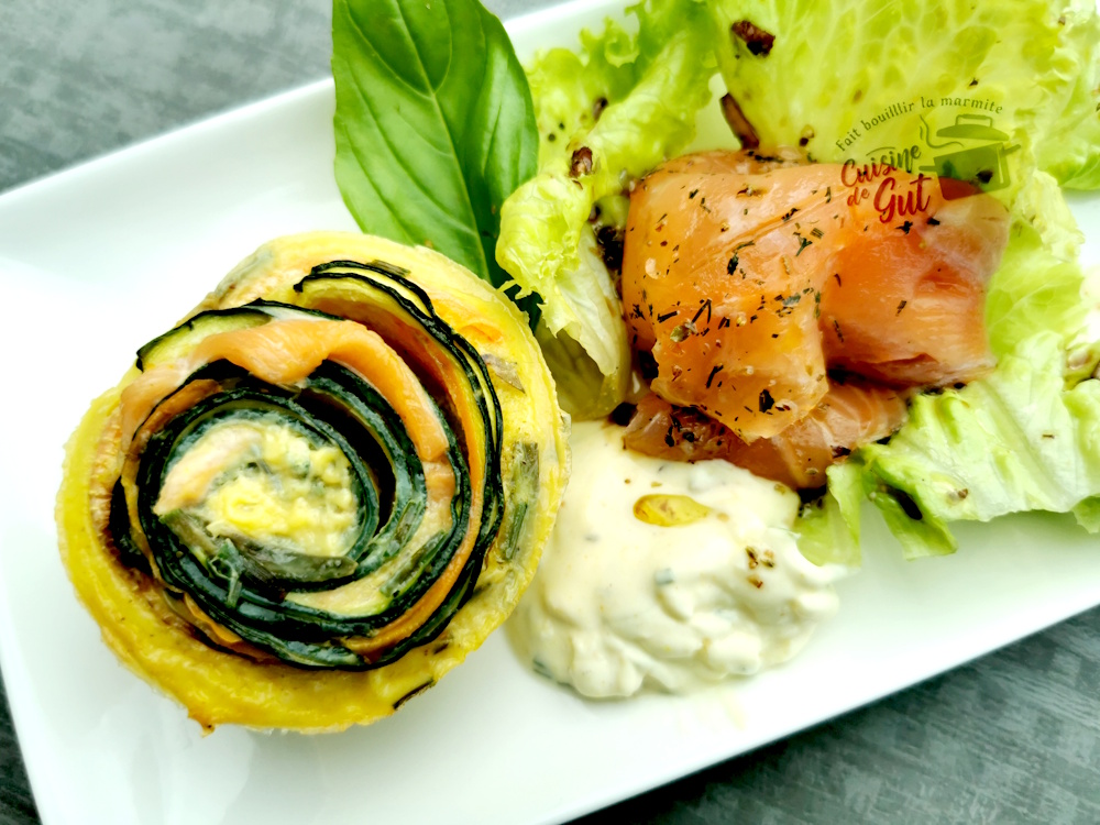 Muffins salés de légumes et saumon parfumés Curry estragon : une recette facile&nbsp;d&rsquo;entrée