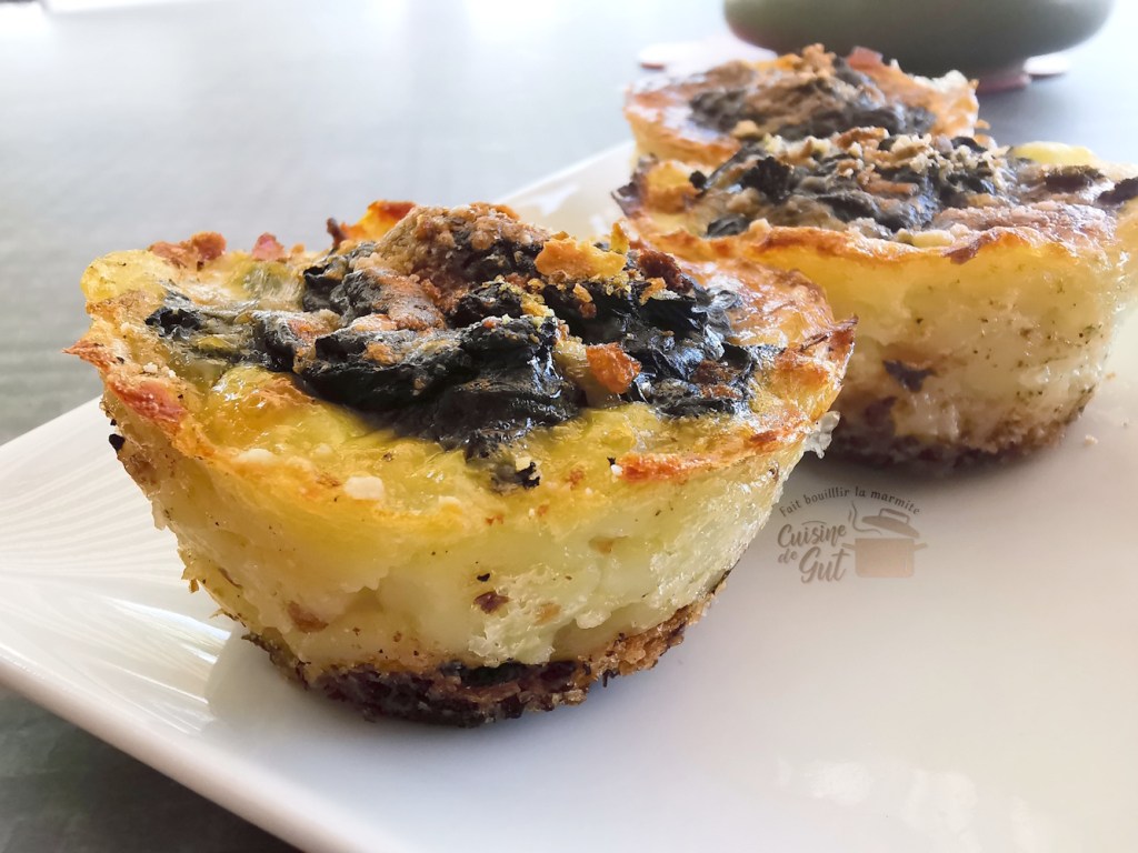 Muffins salés de pommes de terre, épinards et coppa : Un plat sans viande ou un accompagnement&nbsp;original