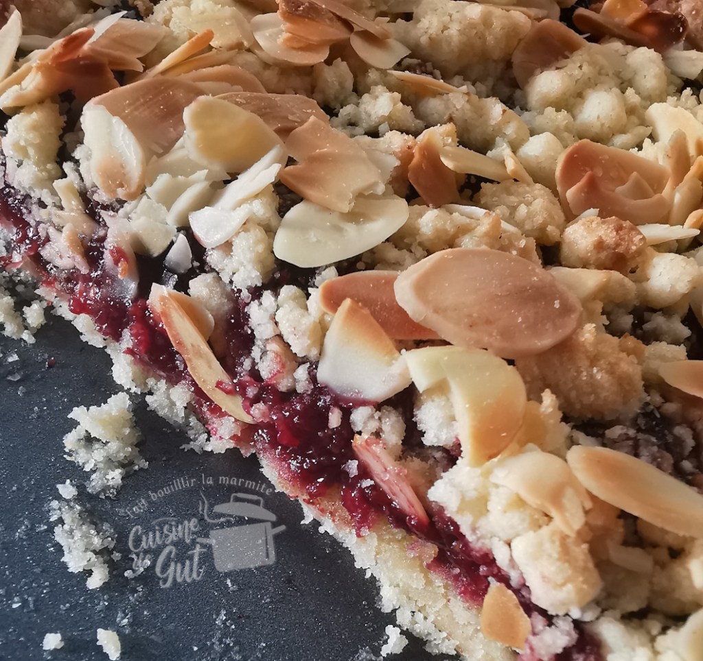 Tarte façon Sbriciolata aux Figues, Reines Claude et purée de Myrtilles pour imiter mes&nbsp;amies