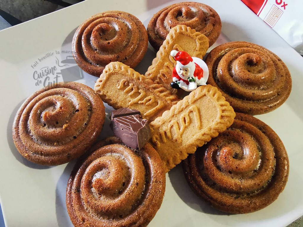 Biscuits tourbillon spéculoos et chocolat à offrir à&nbsp;Noël